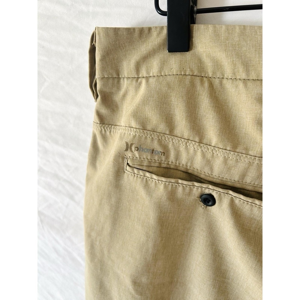 Hurley Chino Phantom Hybrid Walking Shorts Mens 32 Khaki Casual - Picture 3 of 7